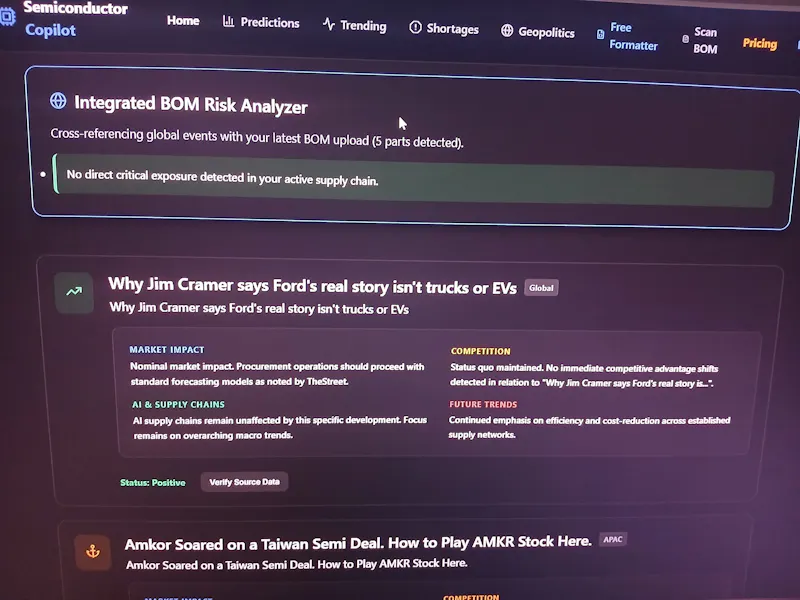 Semiconductor & Hardware Intelligence  screenshot 2