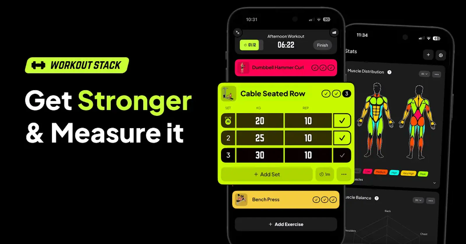 WorkoutStack: Get Stronger & measure it screenshot 1