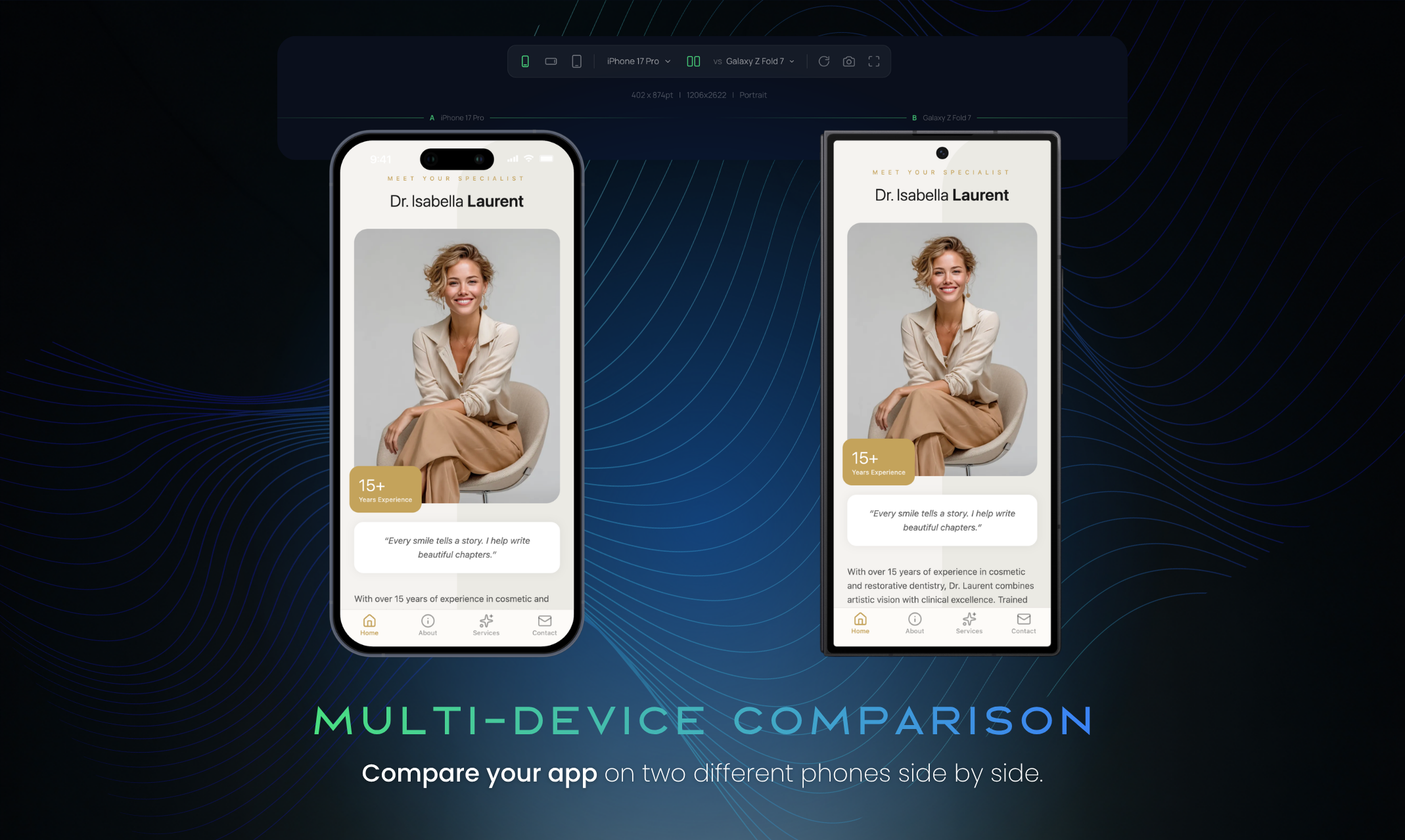 Biela.dev Mobile gallery image