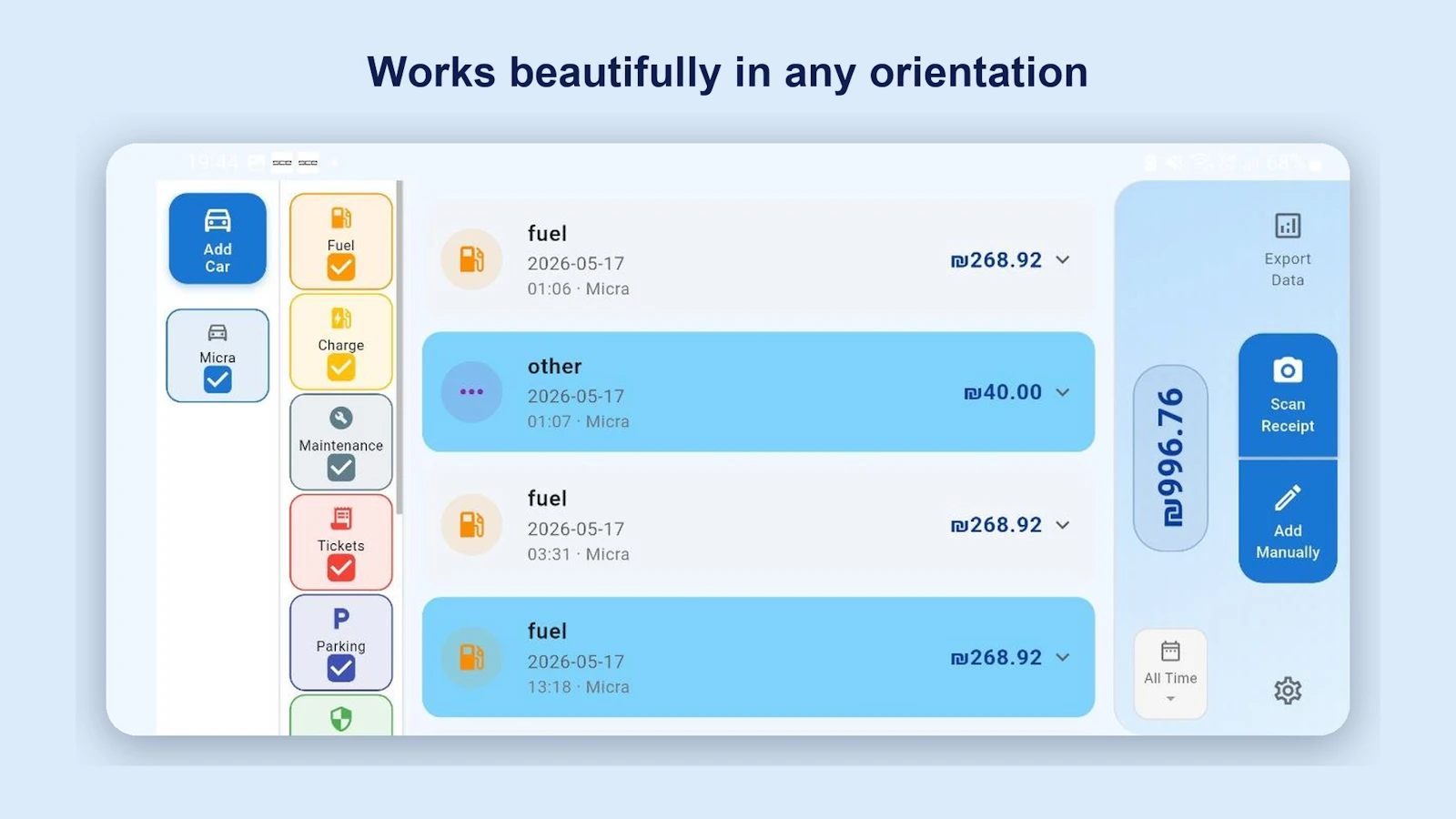 CarEx - Easy expense tracker screenshot 5