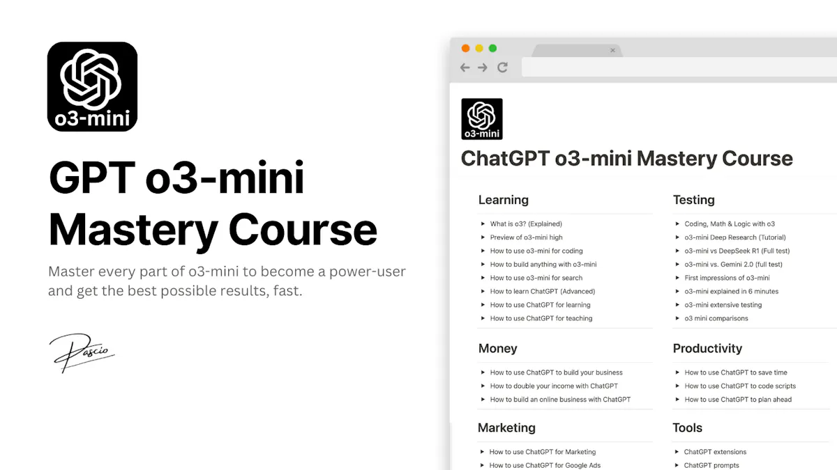 GPT o3-mini Mastery