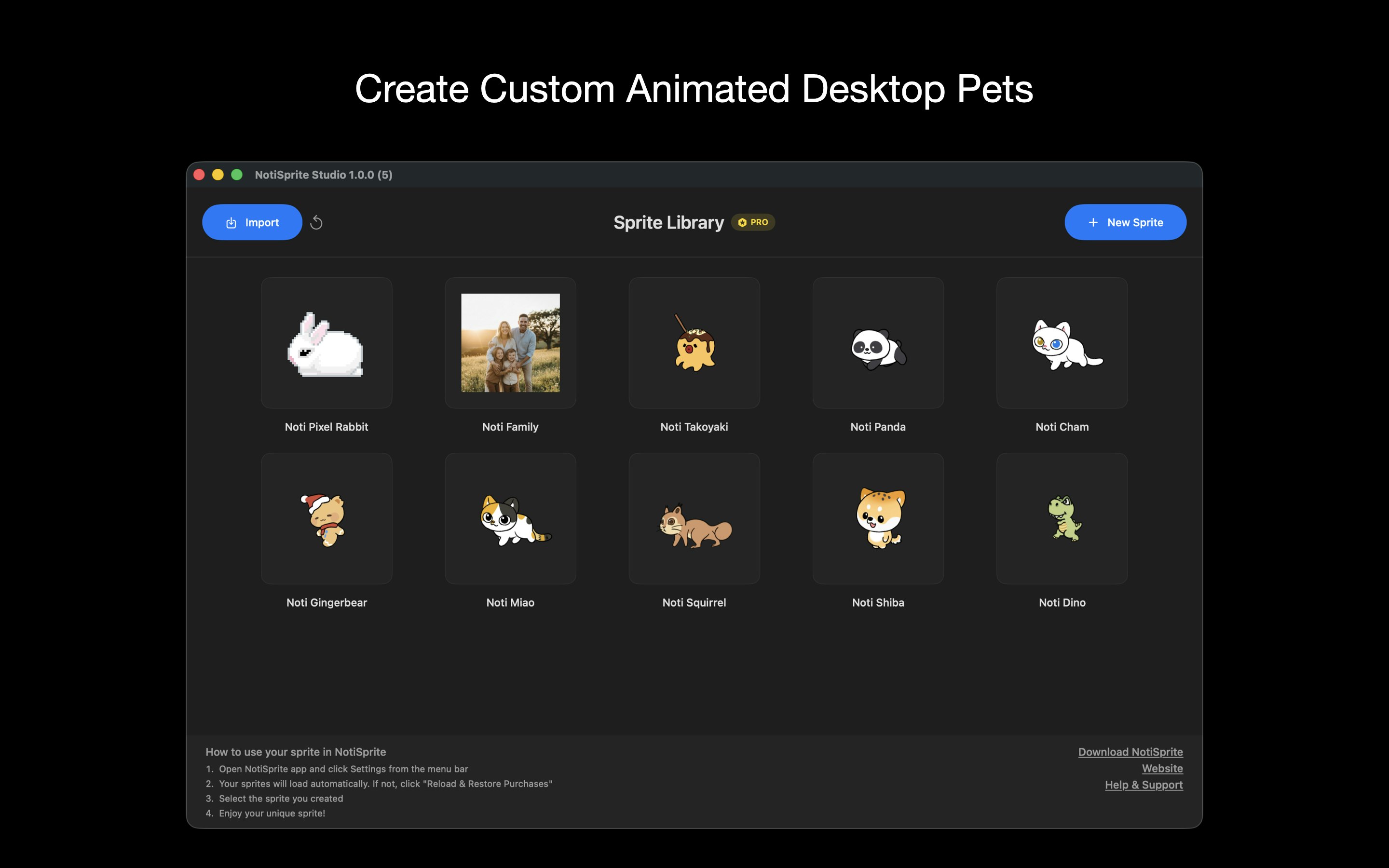 NotiSprite Studio: Desktop Pet Creator gallery image