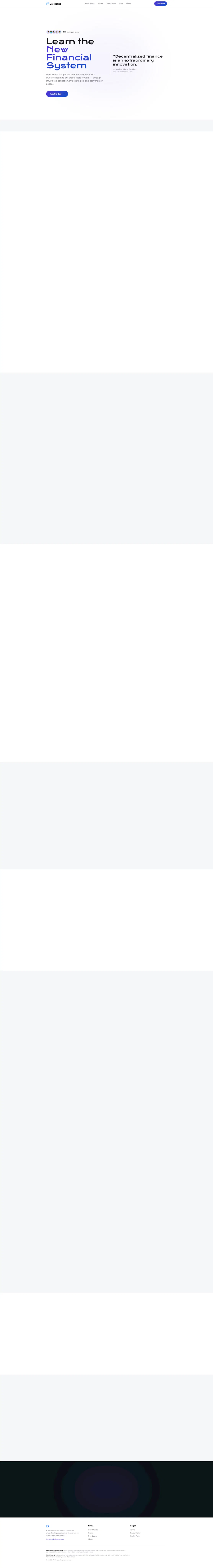 DeFi House 제품 배너