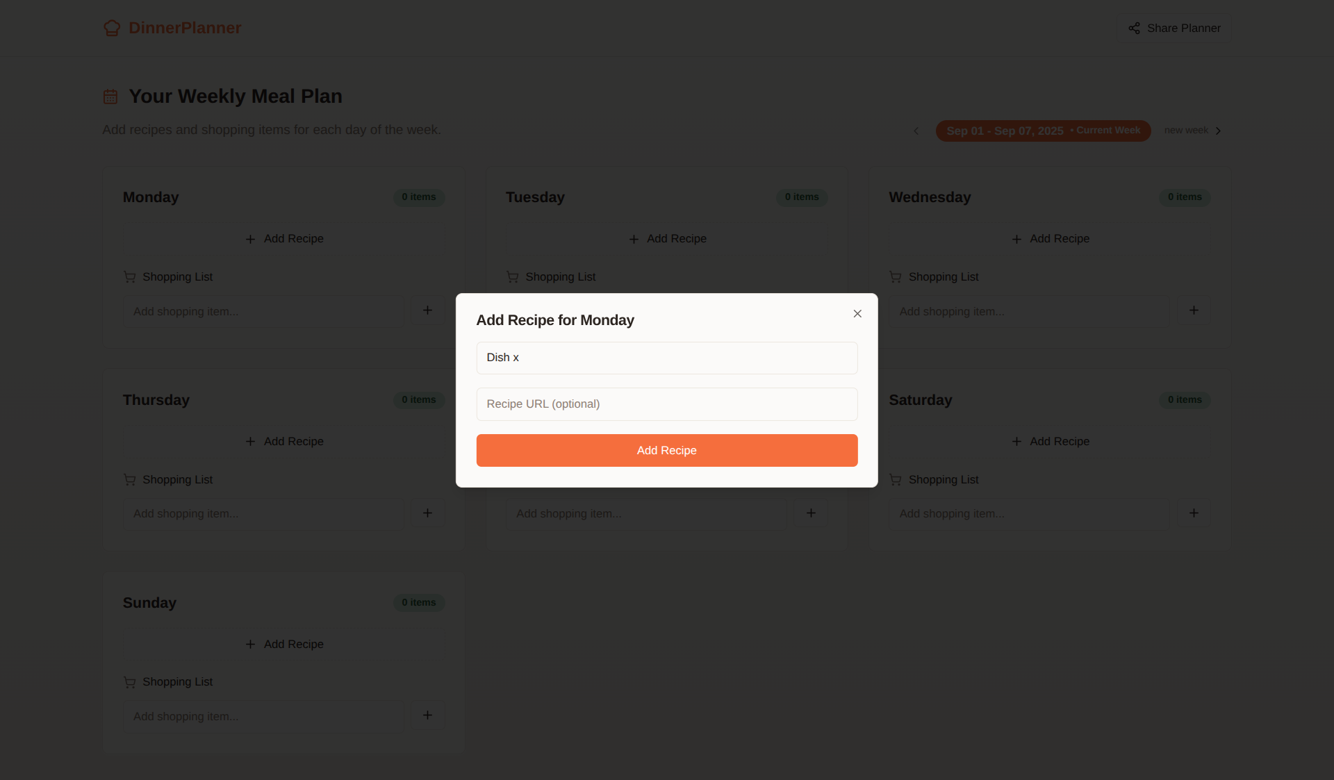 Planner - Niente più confusione su cosa cucinare e acquistare media 3