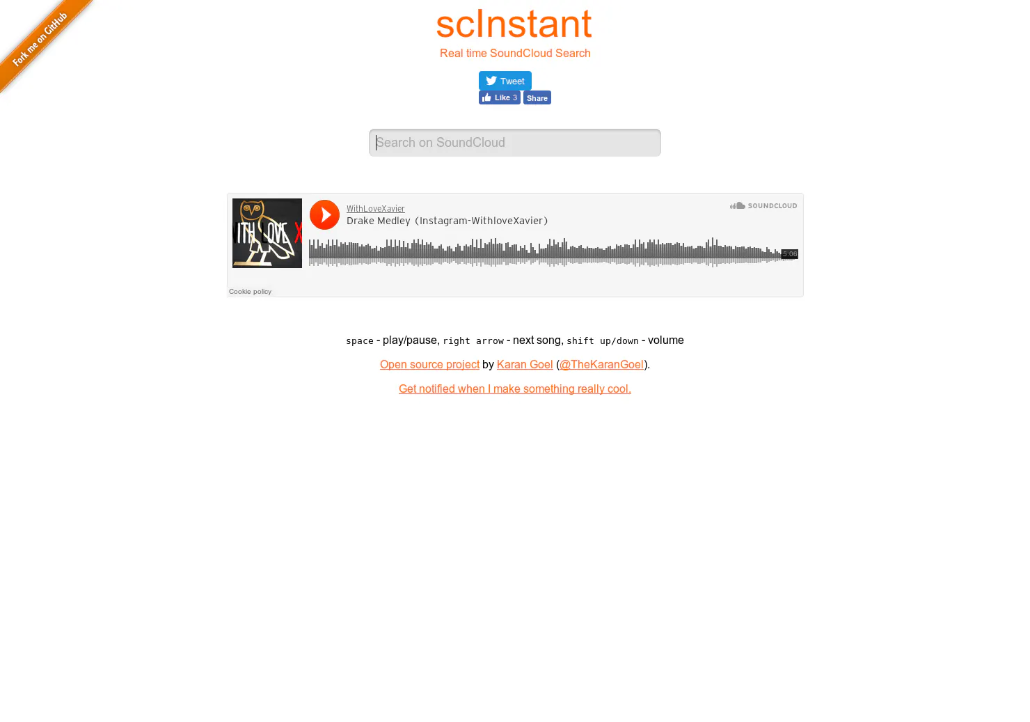 SoundCloud Instant