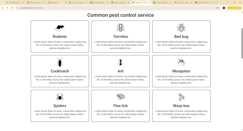 pest control service screenshot 3