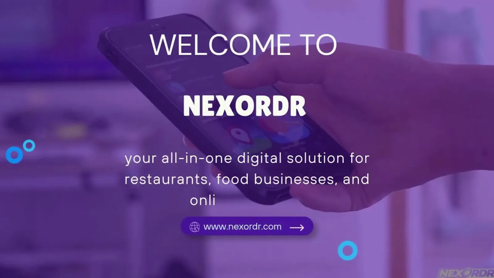 NexOrdr | Online Ordering Platform screenshot 1 (video preview)