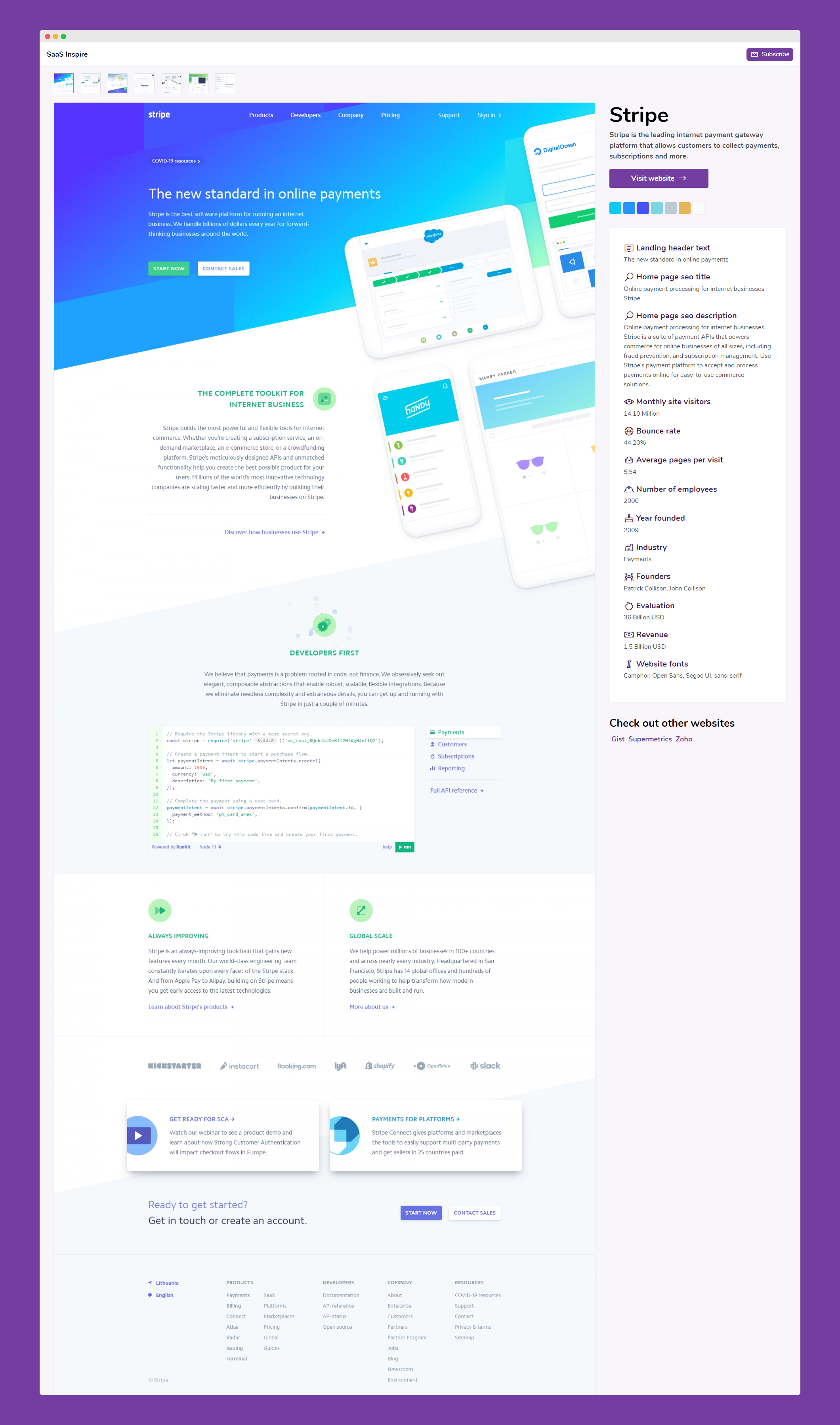 SaaS Inspire gallery image