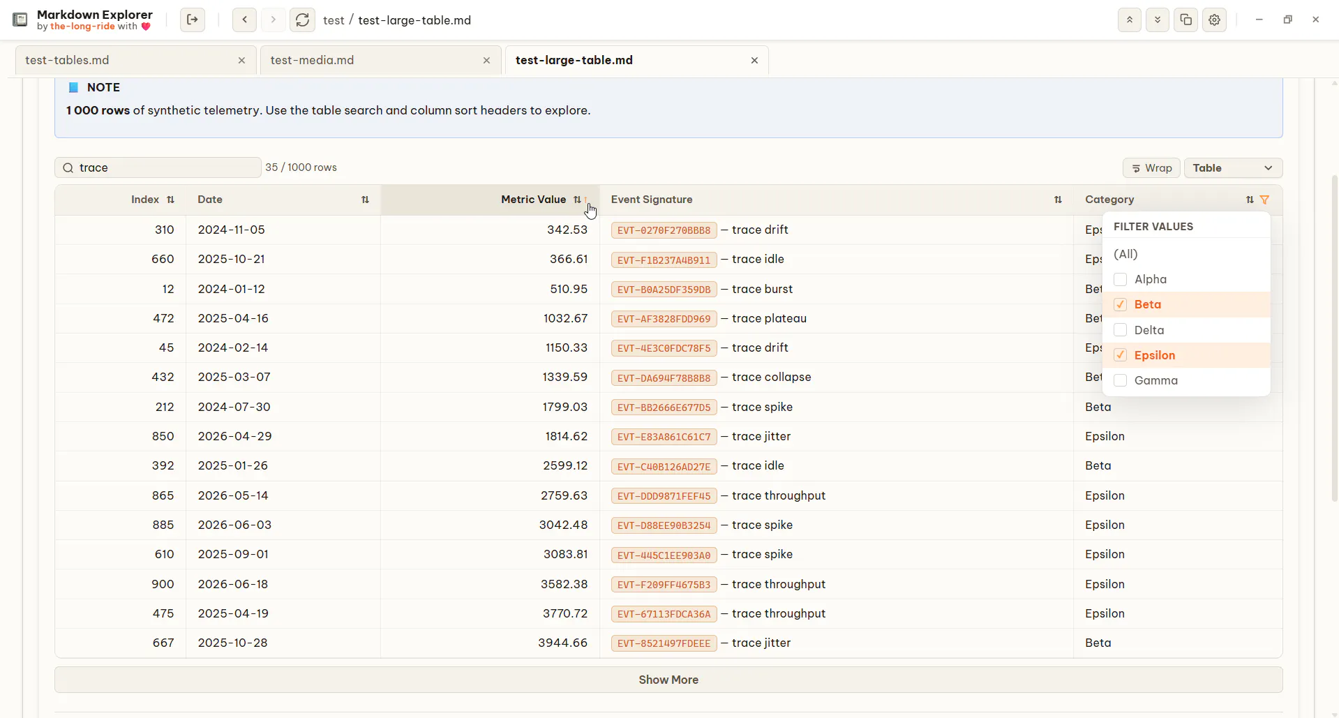 Markdown Explorer gallery image