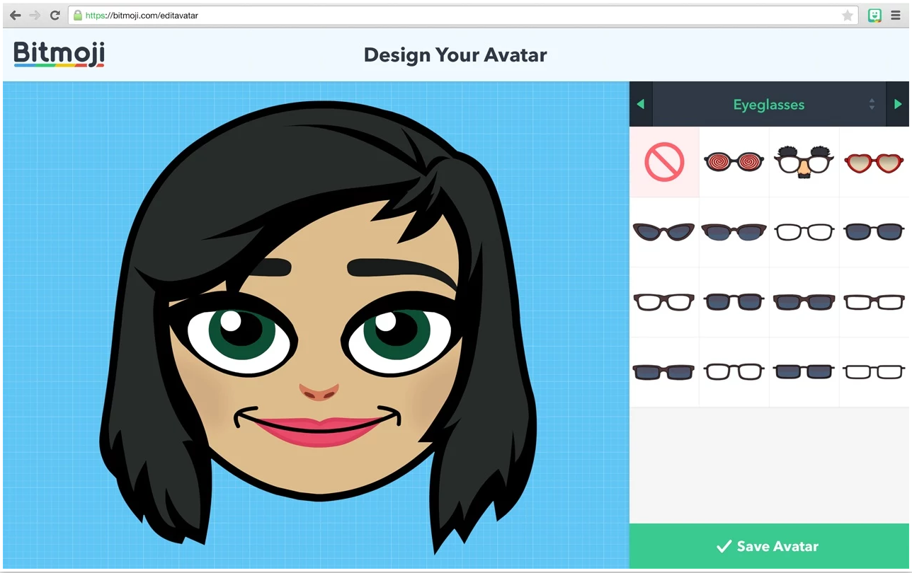 Bitmoji Chrome Extension Image