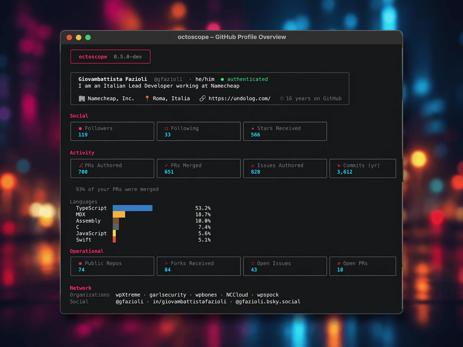 octoscope screenshot 3