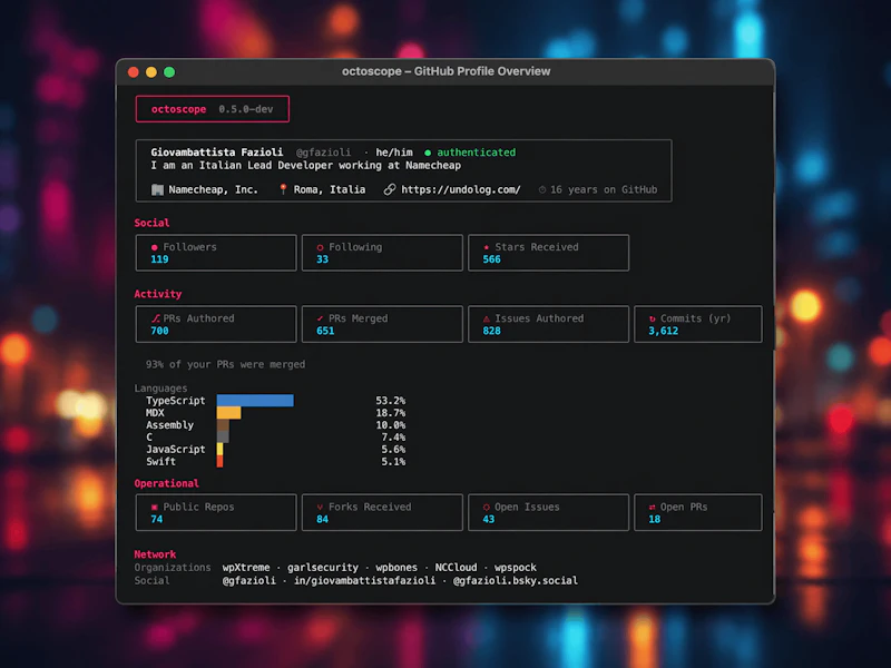 octoscope screenshot 3