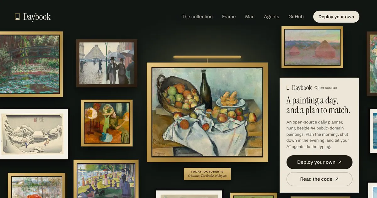 Daybook gallery image