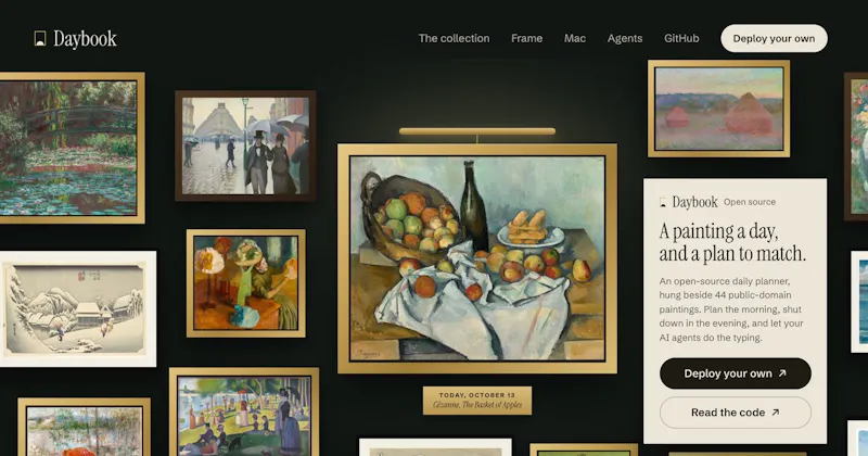 Daybook screenshot 2