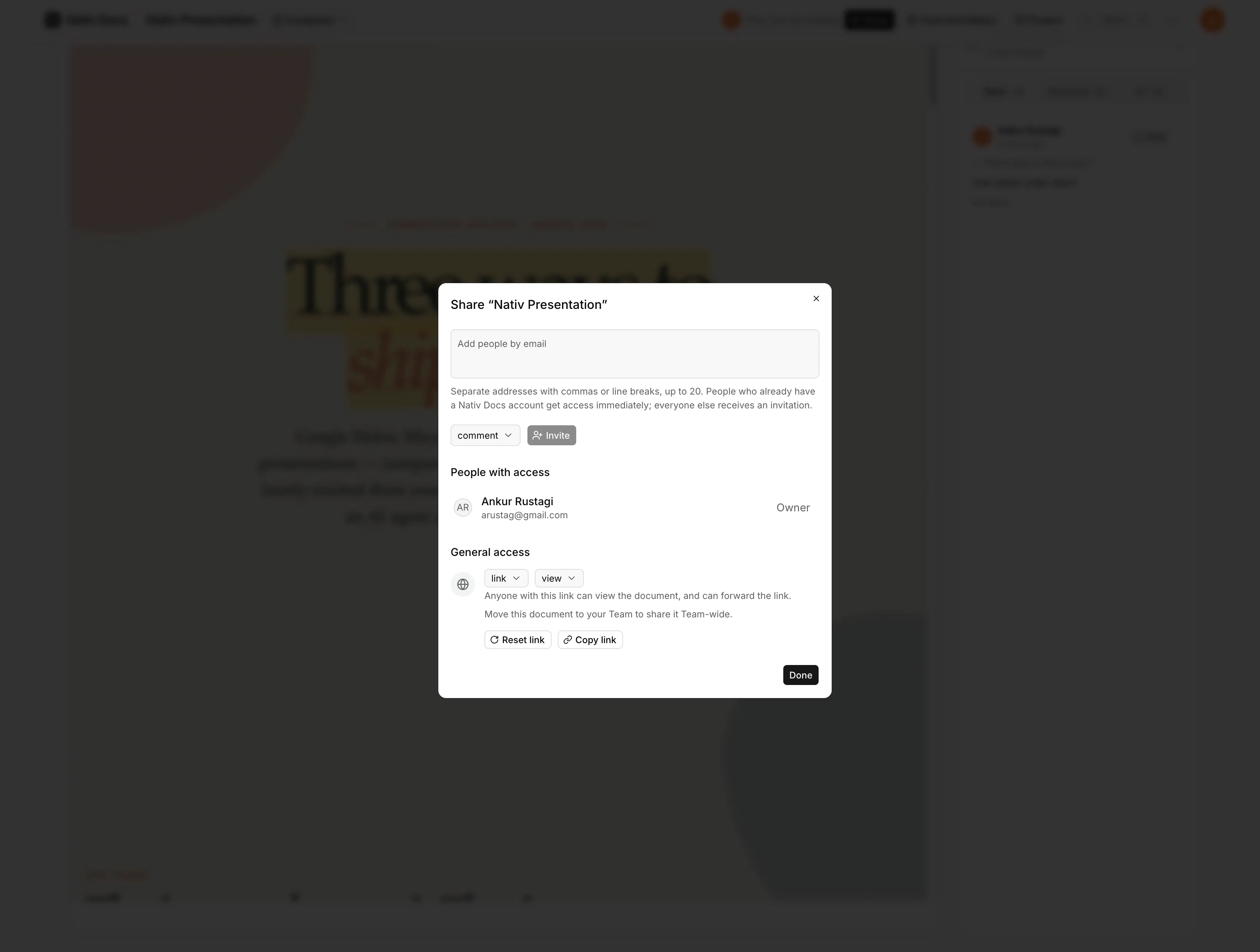 Nativ Docs 截图 4