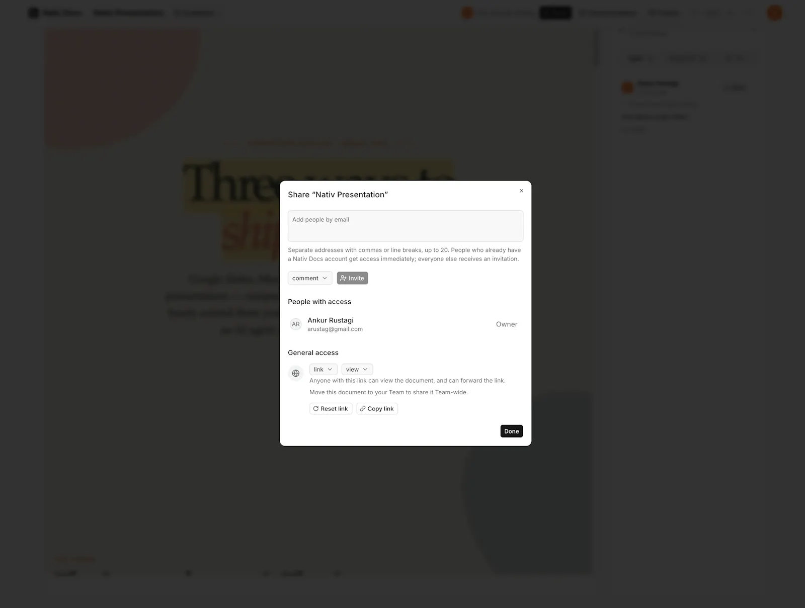 Nativ Docs screenshot 4