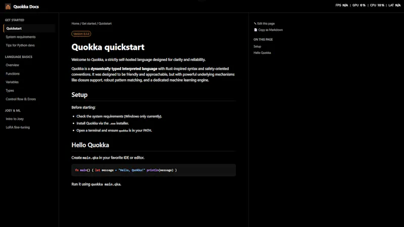 Quokka screenshot 2