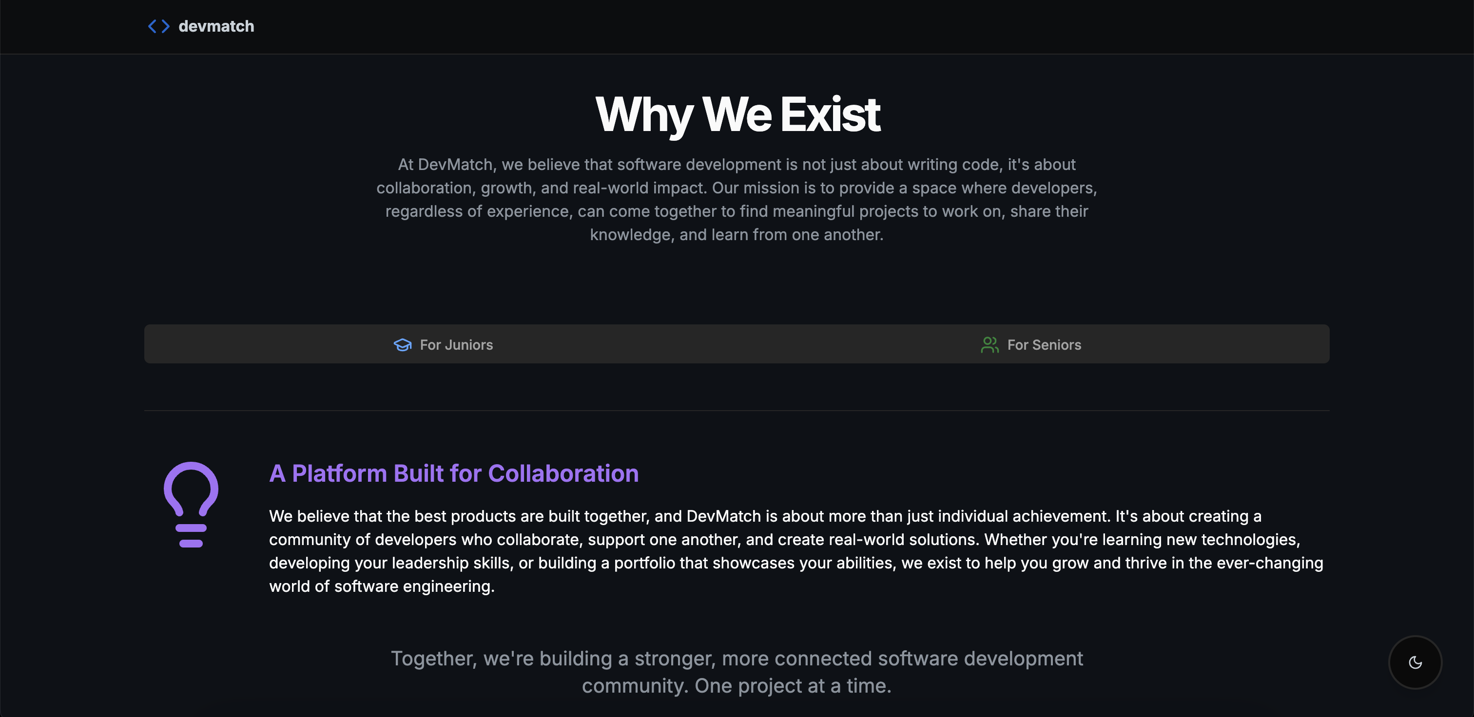 DevMatch gallery image