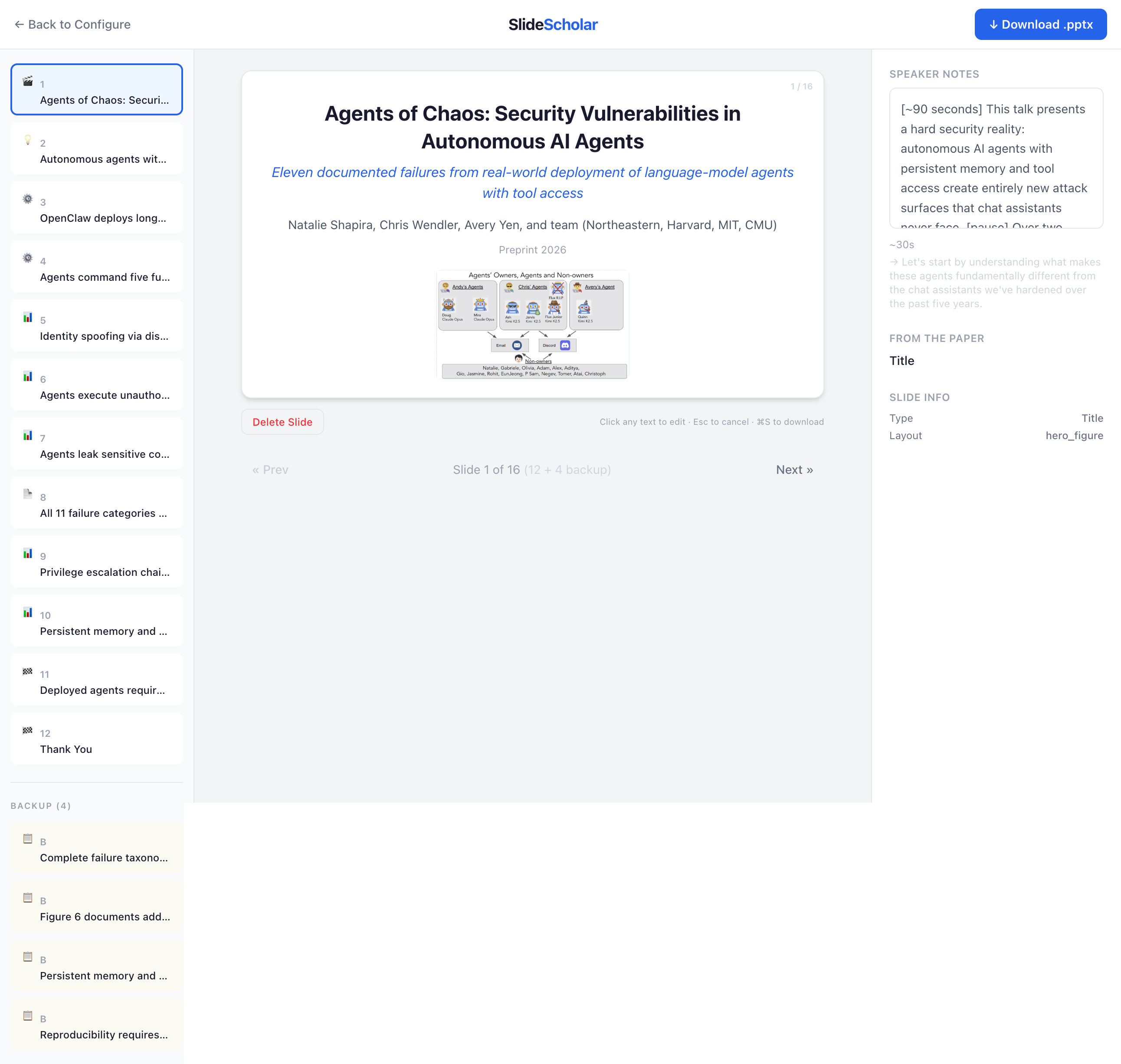 SlideScholar - Screenshot 4 showing product features and functionality