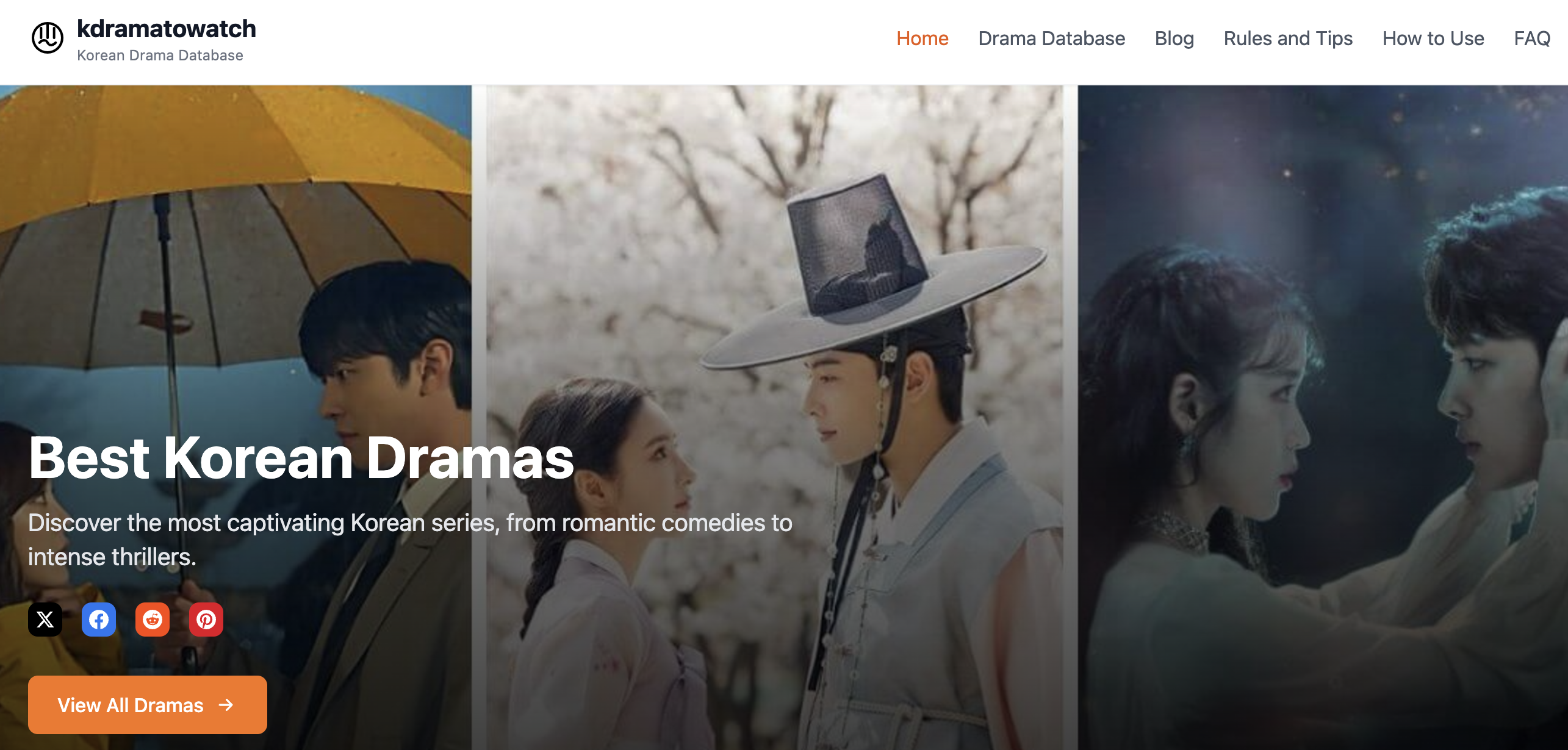 وسائط kdramatowatch - قاعدة بيانات الدراما الكورية 1