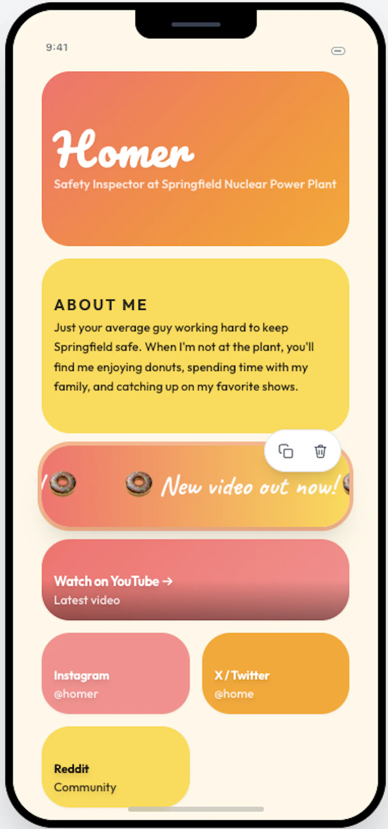 Link in Bio Page Builder screenshot 1