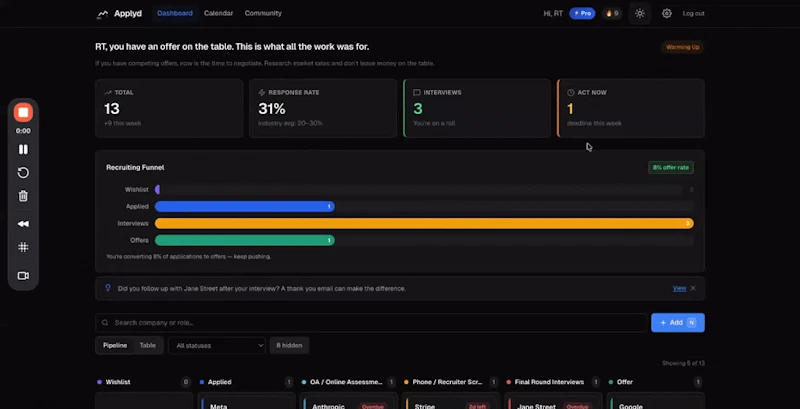 Applyd screenshot 1 (video preview)