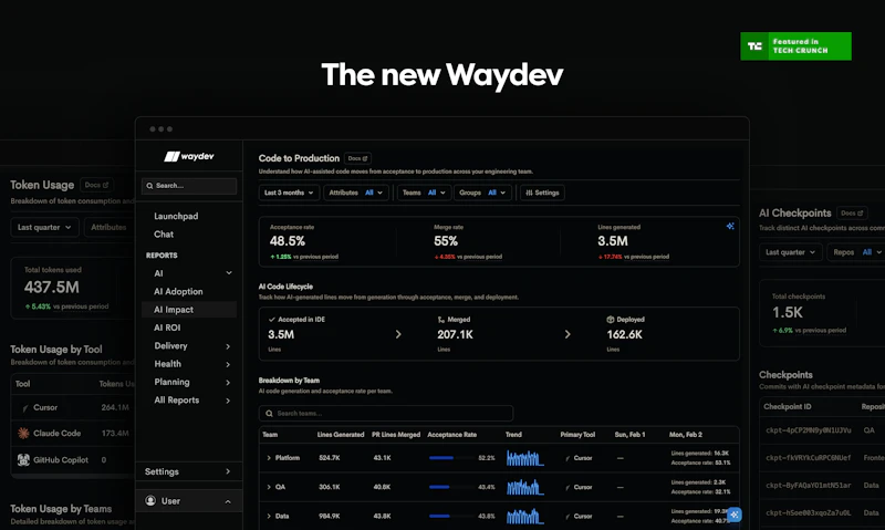 Waydev Agent screenshot 1