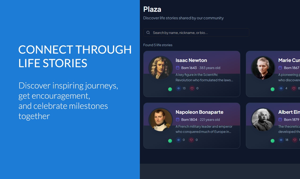LifeChapter - Screenshot 5 showing product features and functionality