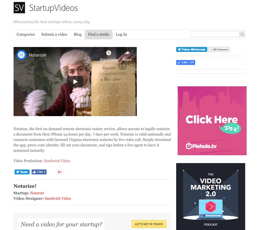 Spectacle V0 (previously Startup-Videos) Image