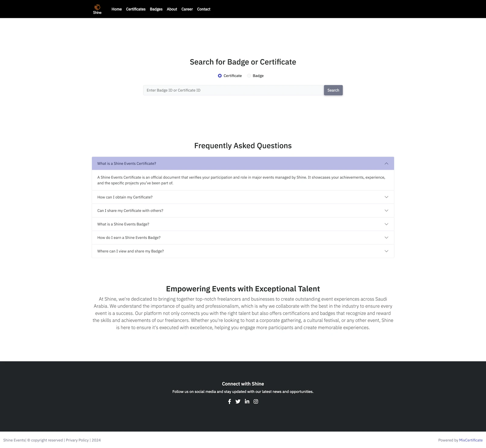 MixCertificate screenshot 16