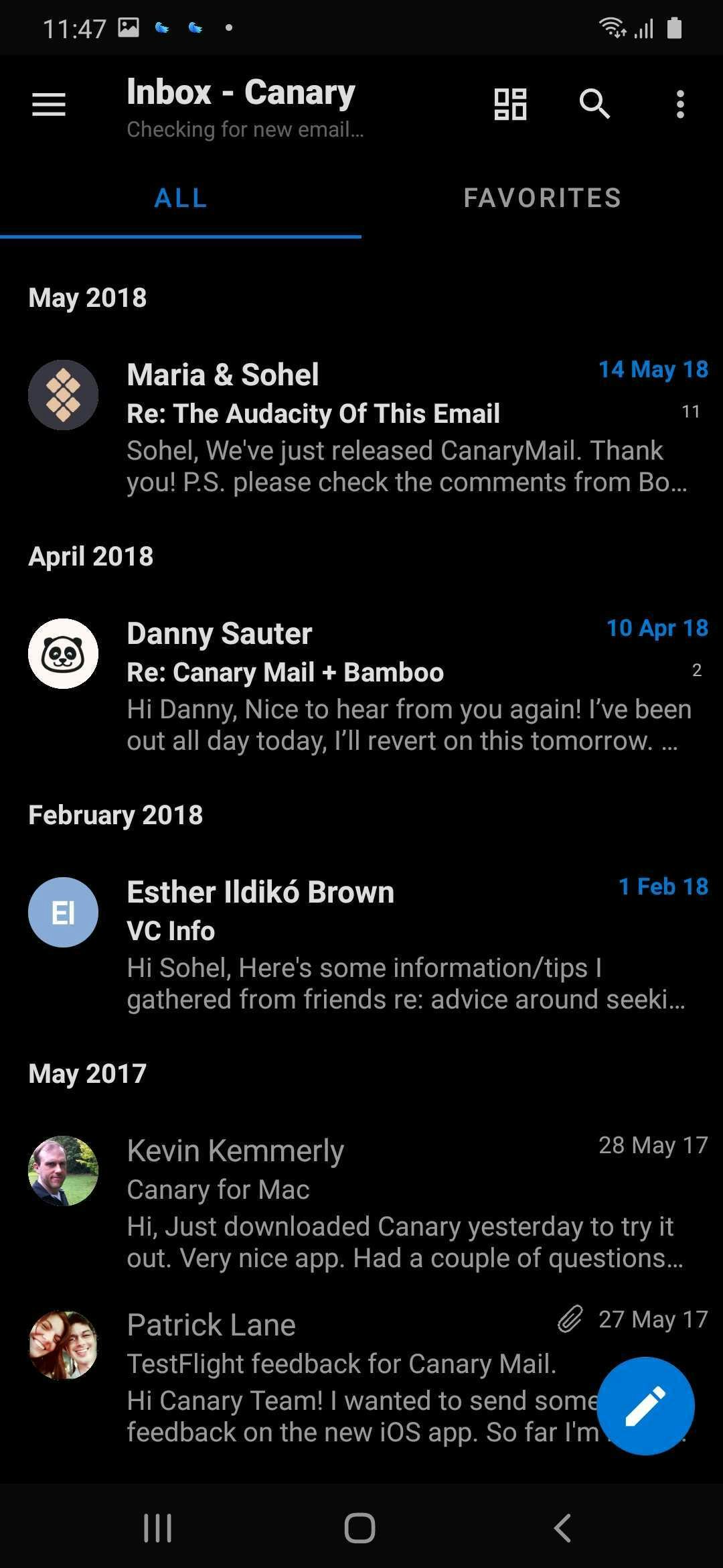 canary mail free download