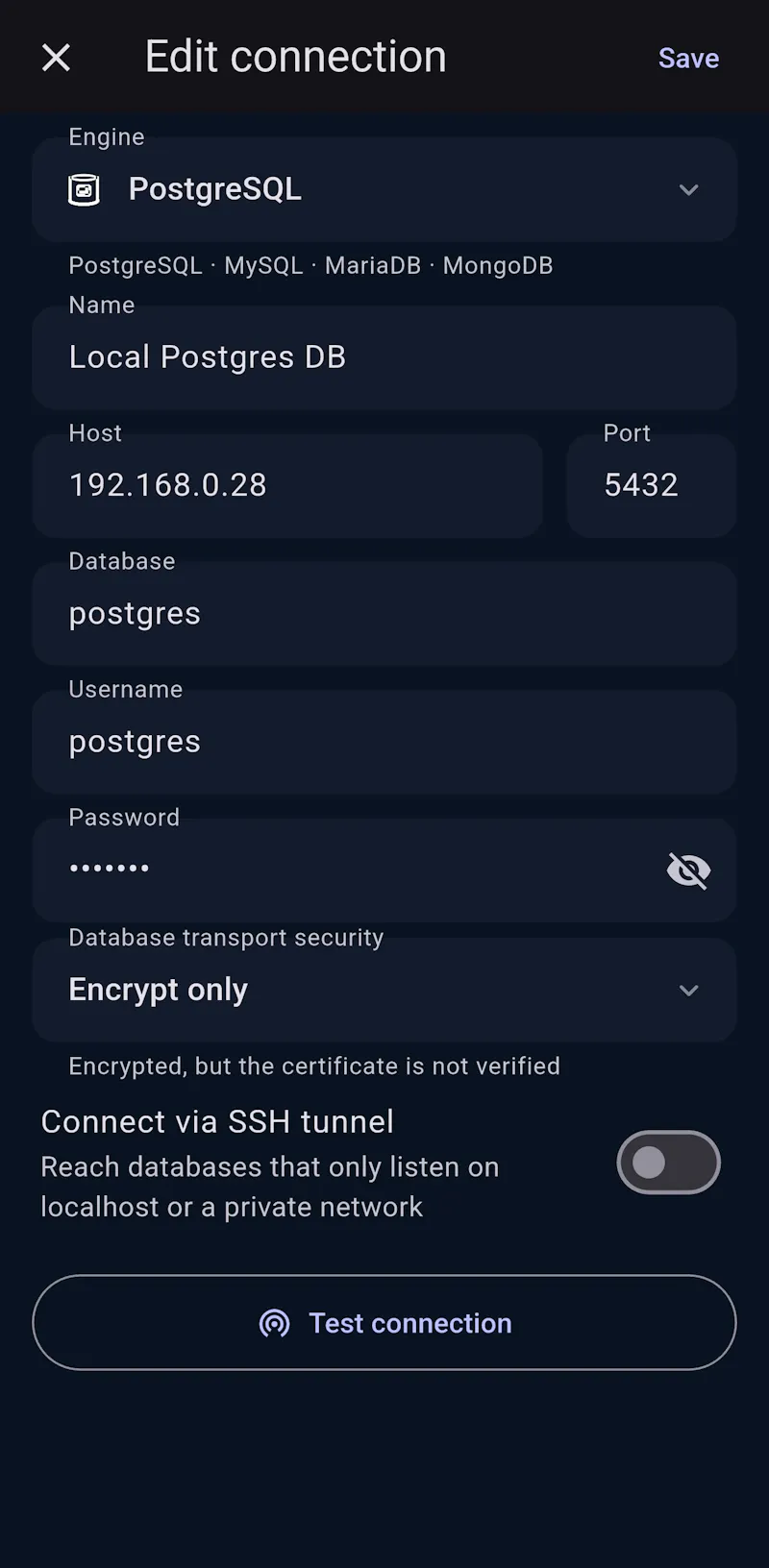 Nomad DB screenshot 6