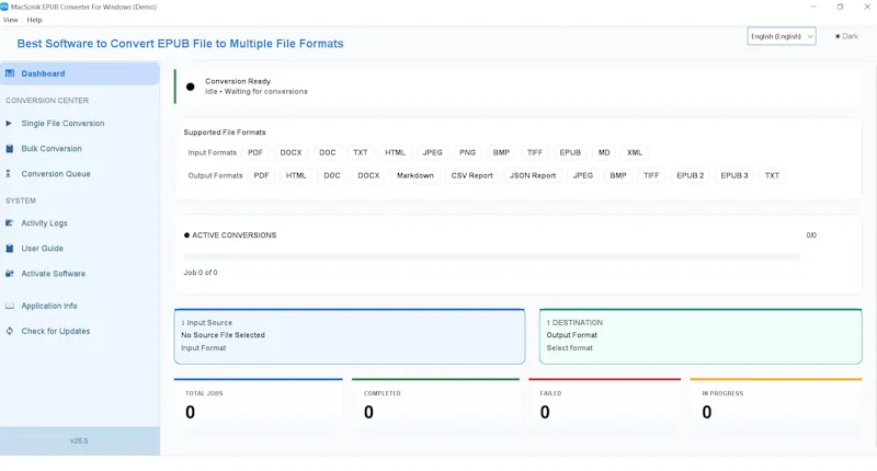 MacSonik EPUB Converter screenshot 1