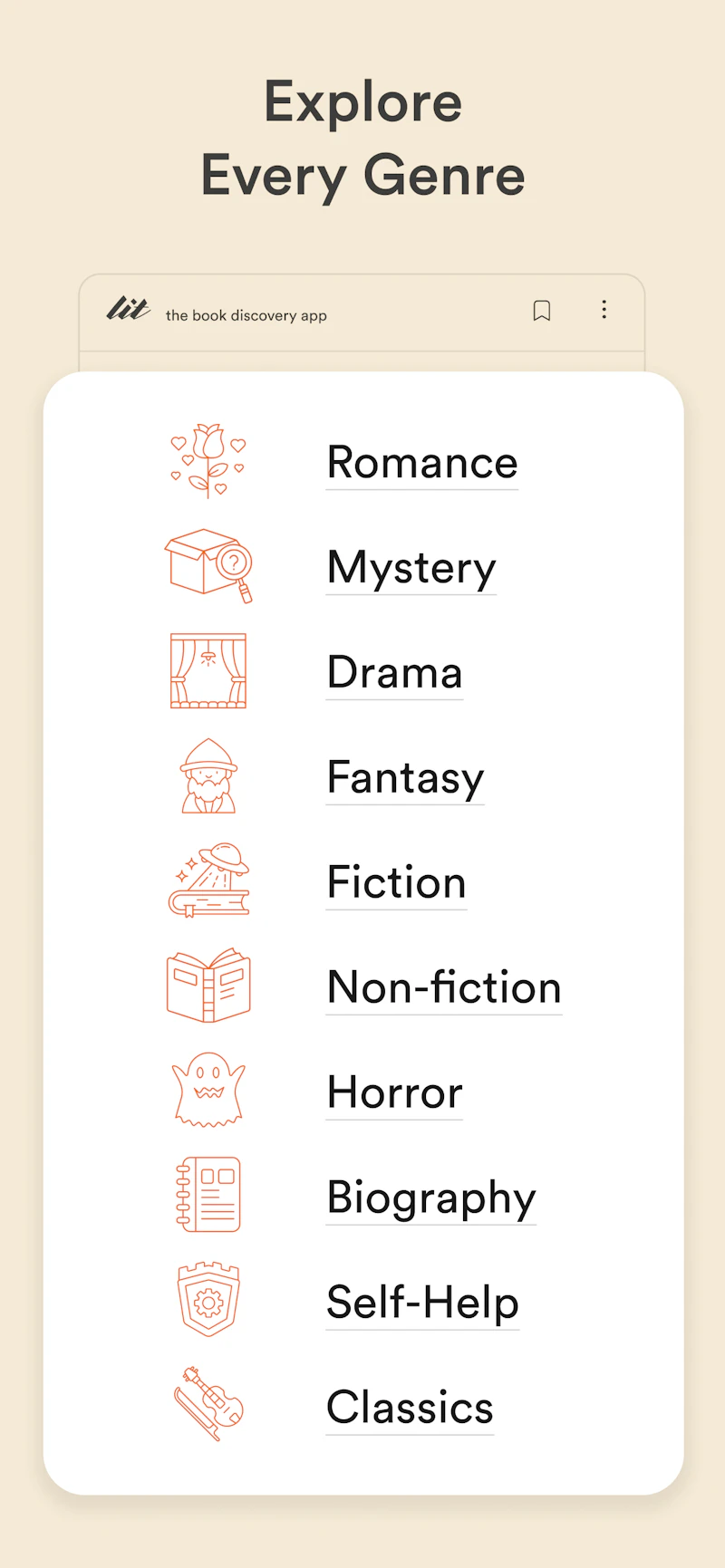 Lit — Blind Book Discovery screenshot 3