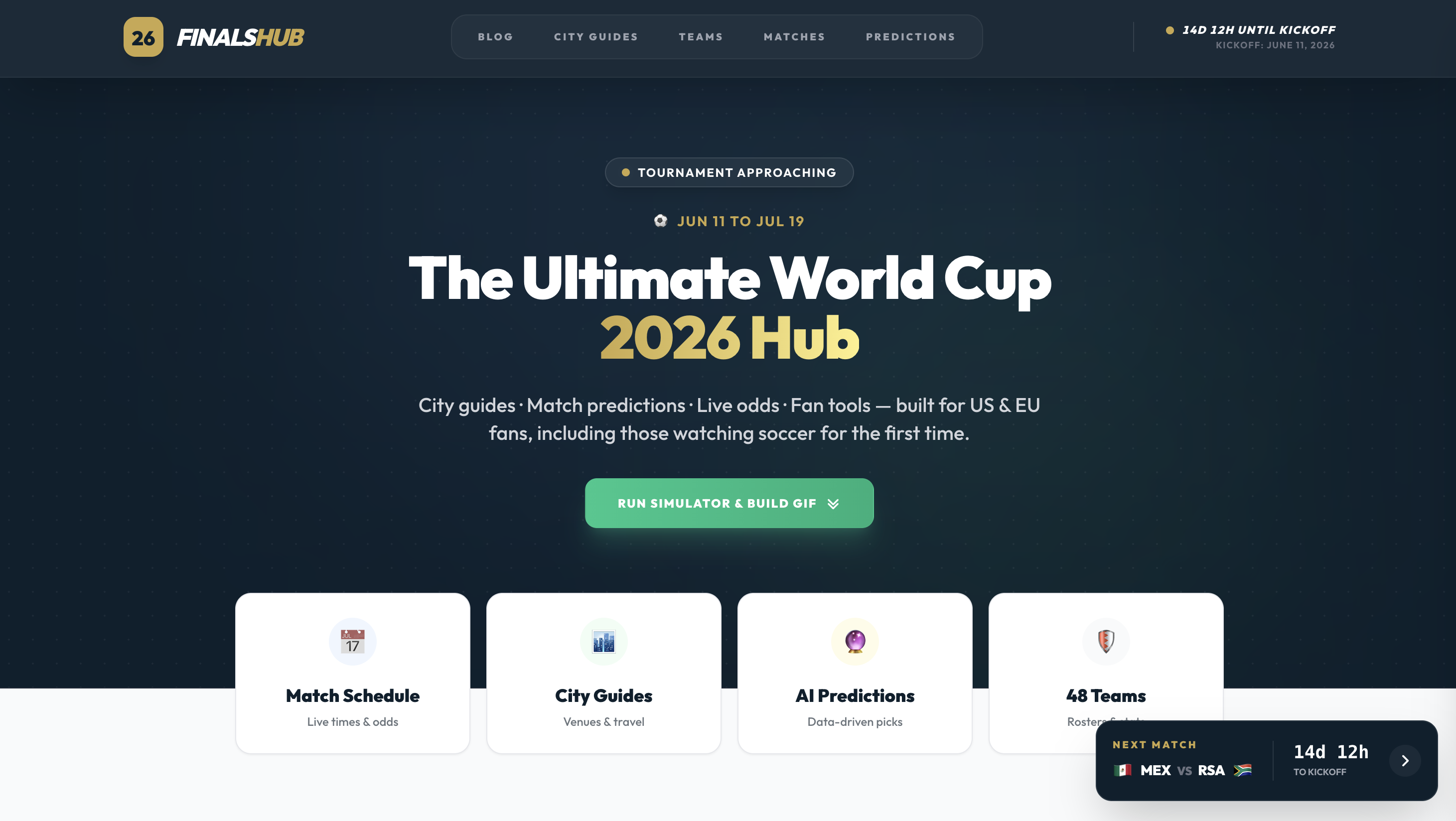 Finals26: World Cup Predictor gallery image
