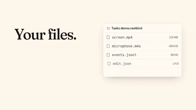 Reelbird screenshot 1 (video preview)
