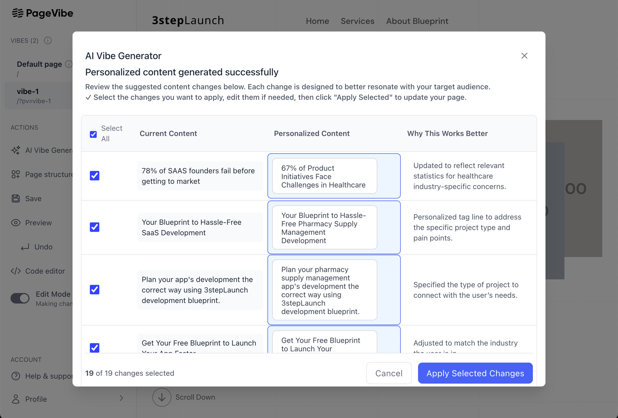 PageVibe gallery image