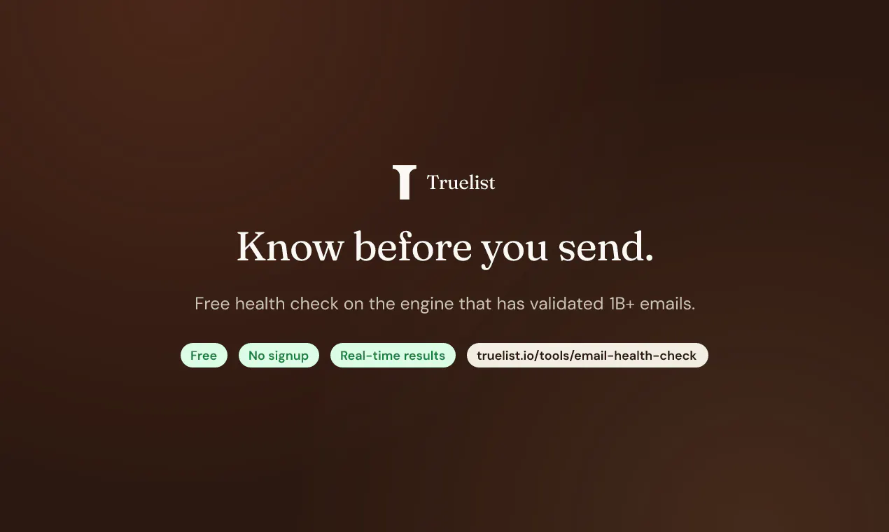 Email Health Check by Truelist screenshot 4