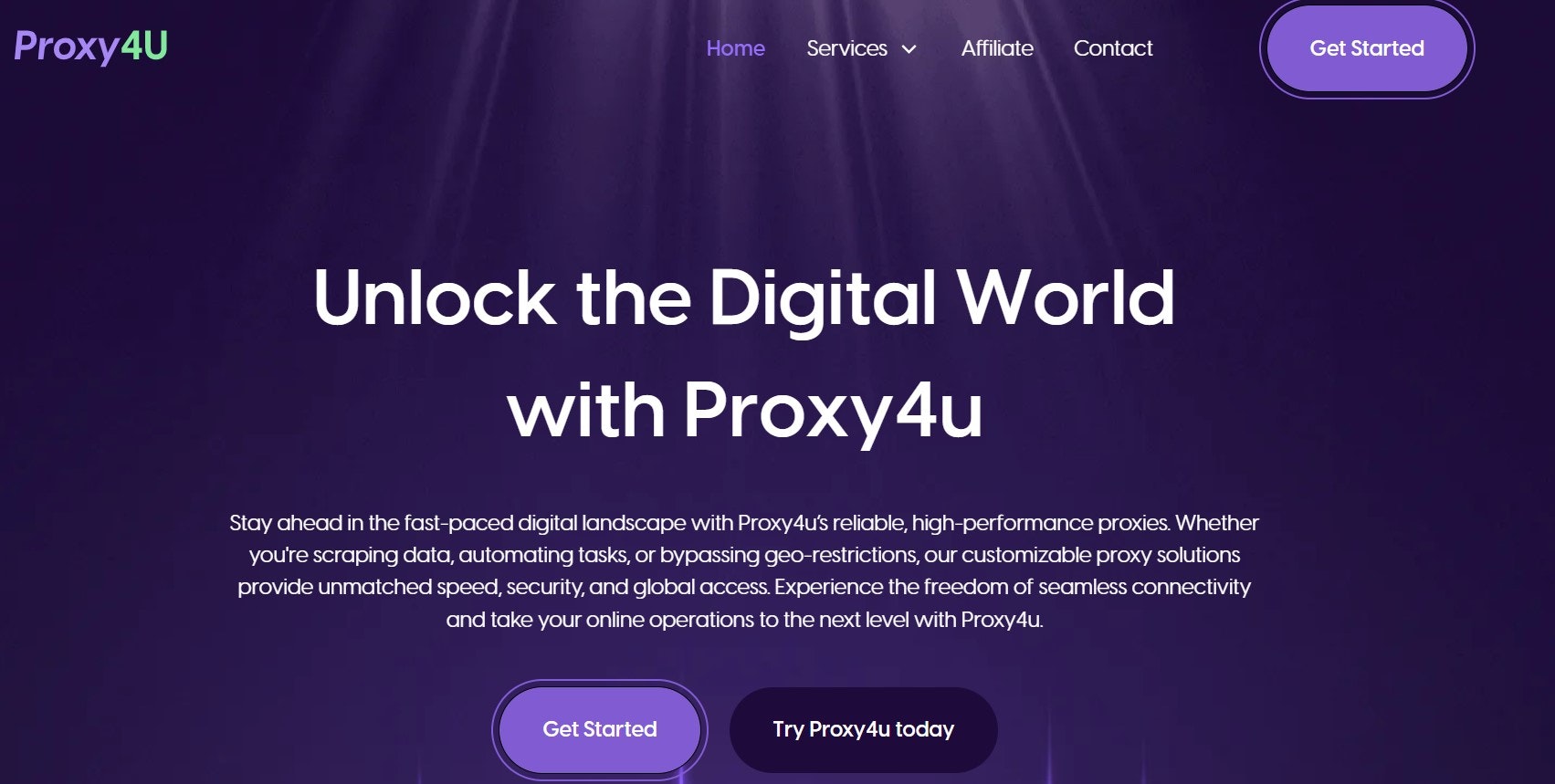 Proxy4u - Proxy residenziali veloci per raschiatura web fluida - Proxy4U media 2