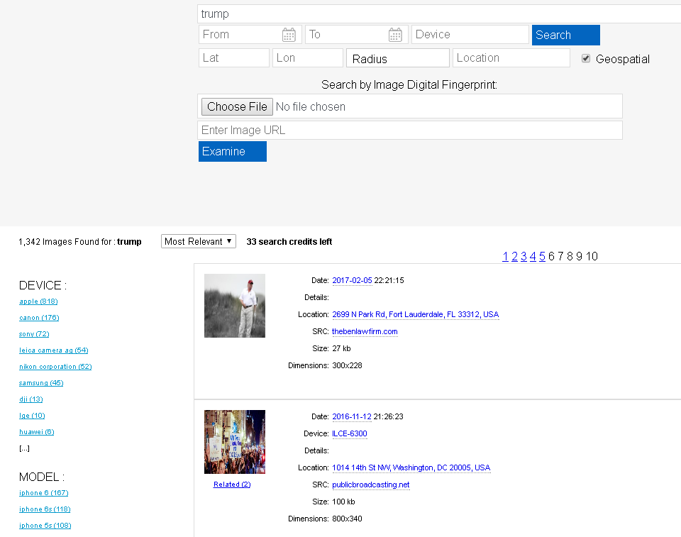 Exif Image Search Engine gallery image