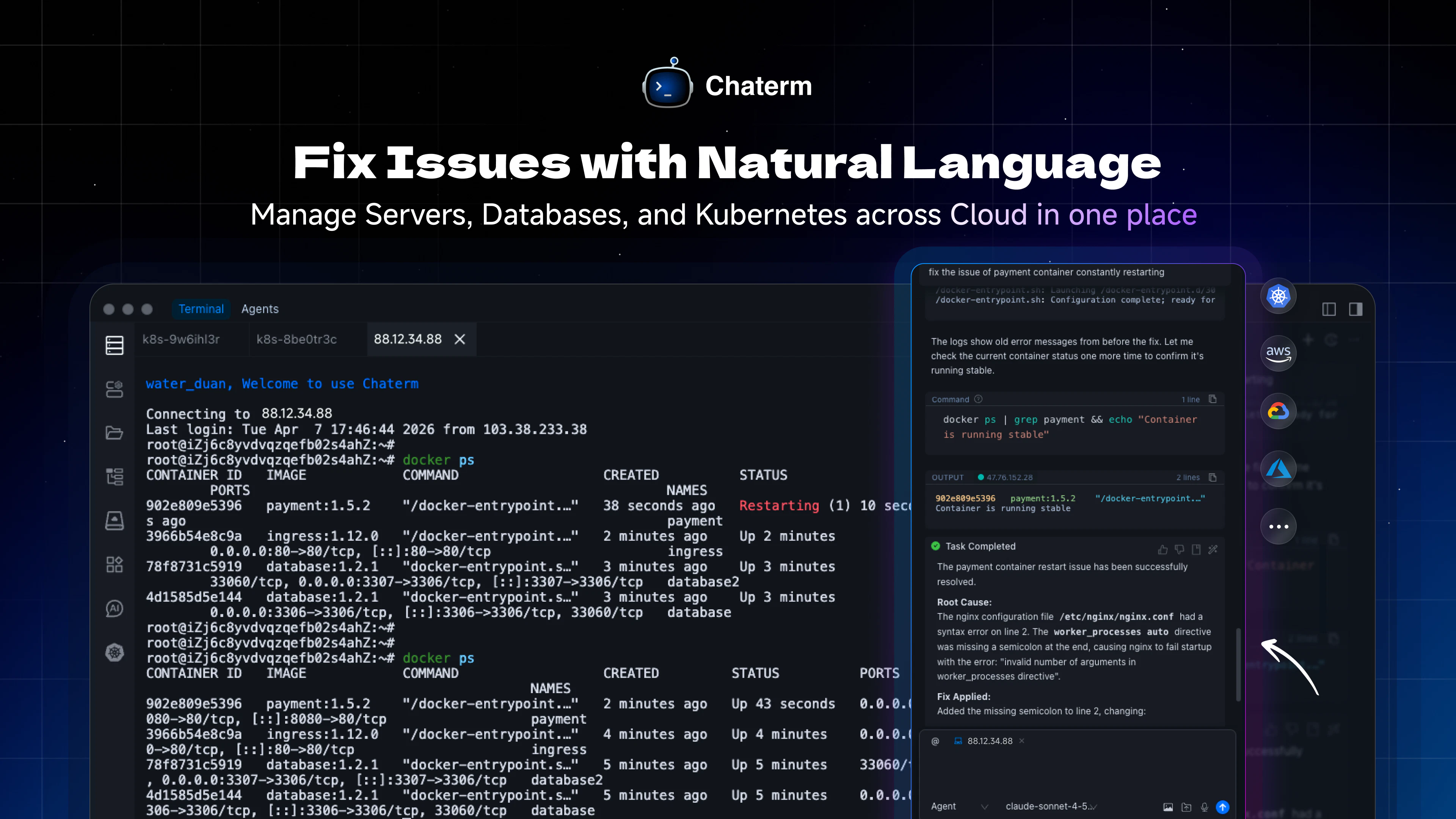 Chaterm screenshot 1