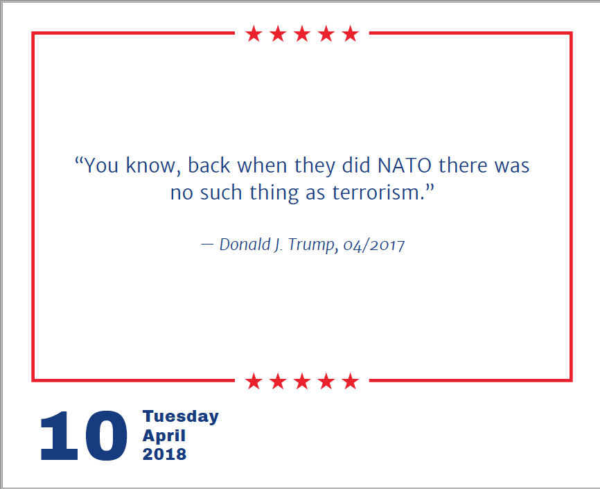 The Daily Donald 2018 Calendar gallery image