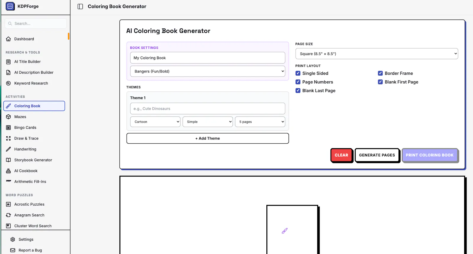 KDPForge screenshot 1