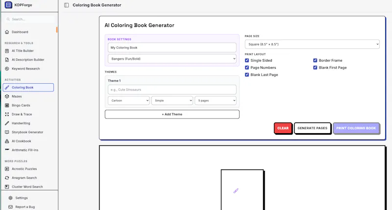 KDPForge screenshot 1