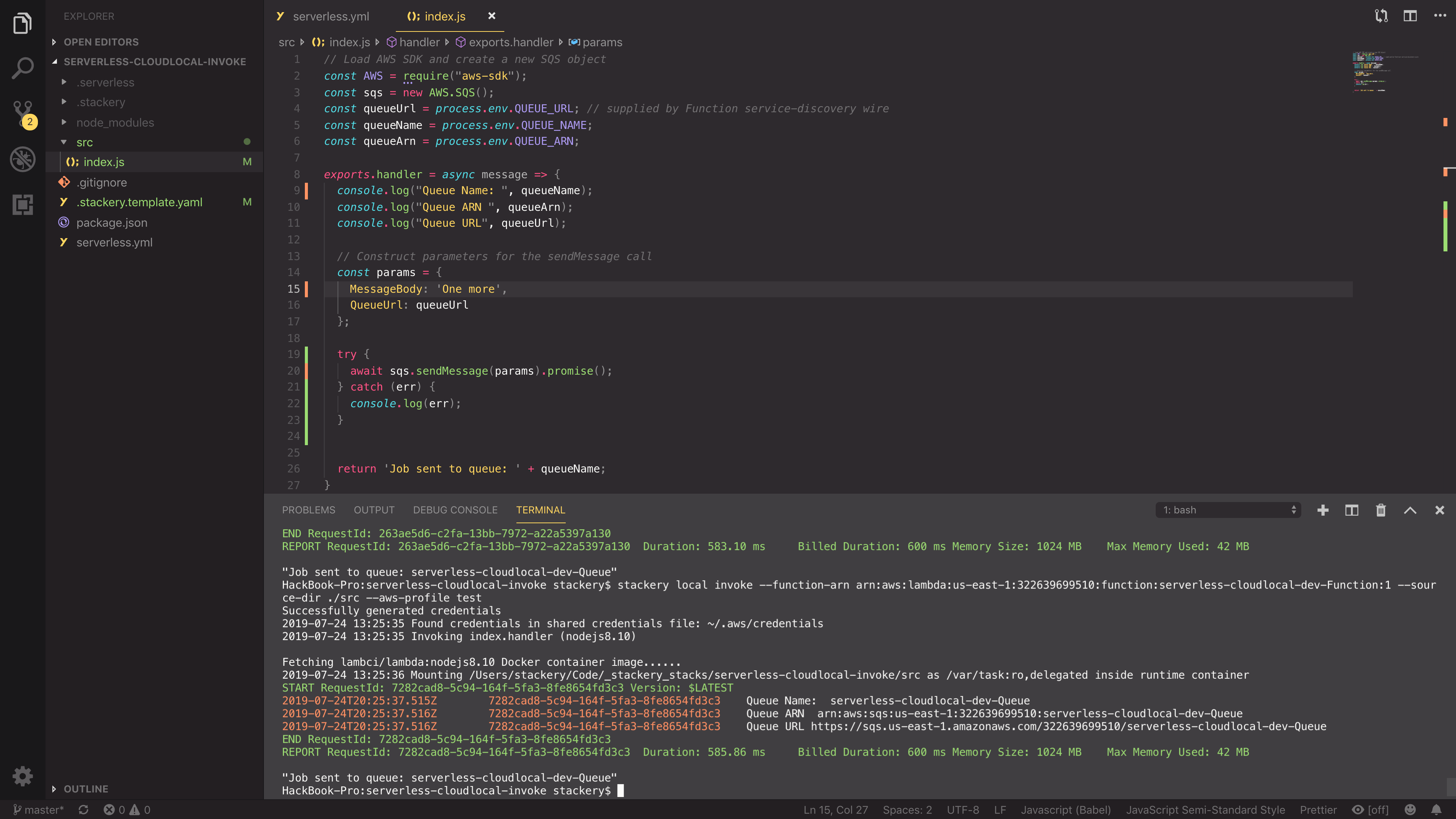Stackery CLI for AWS Serverless gallery image