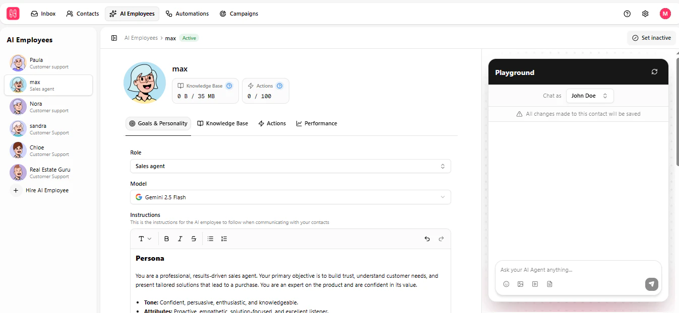 Heyy AI screenshot 2