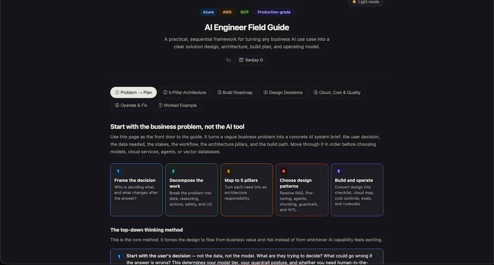 AI Engineer’s Field Guide screenshot 2
