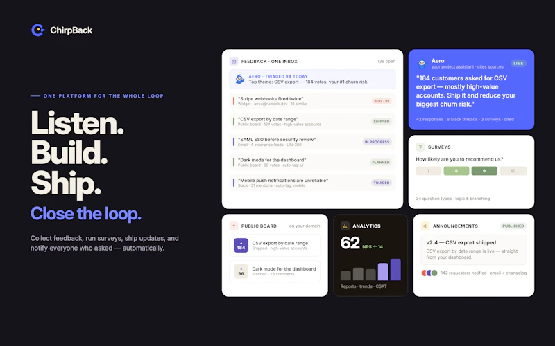 ChirpBack screenshot 2