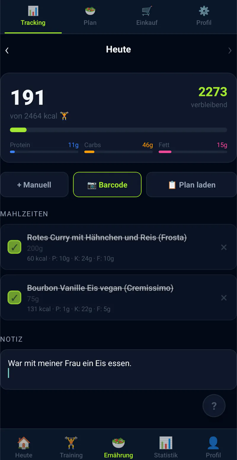 AI Trainer – KI Fitnessplan screenshot 2