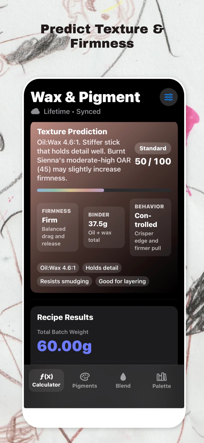 Wax&Pigment - Artist Oil Bar Calculator screenshot 8